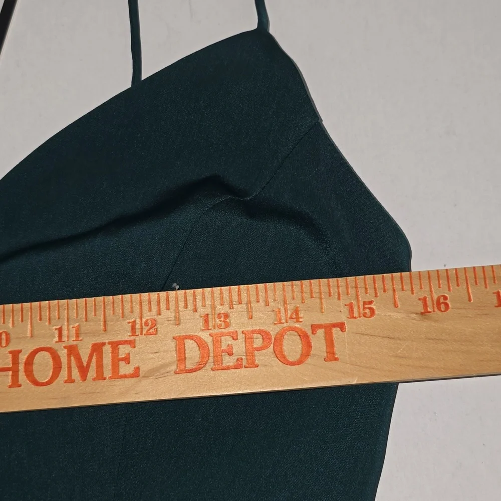 Shona Joy Core Cocktail Draped Dress Seaweed Green Womens Size 8 NWT - Picture 10 of 16